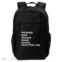Halladay Bell Alomar Stieb Carter Home Plate Lady Backpack thumb 0