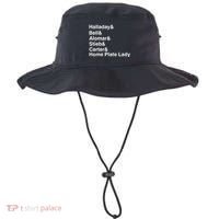 Halladay Bell Alomar Stieb Carter Home Plate Lady Bucket Hat thumb 0