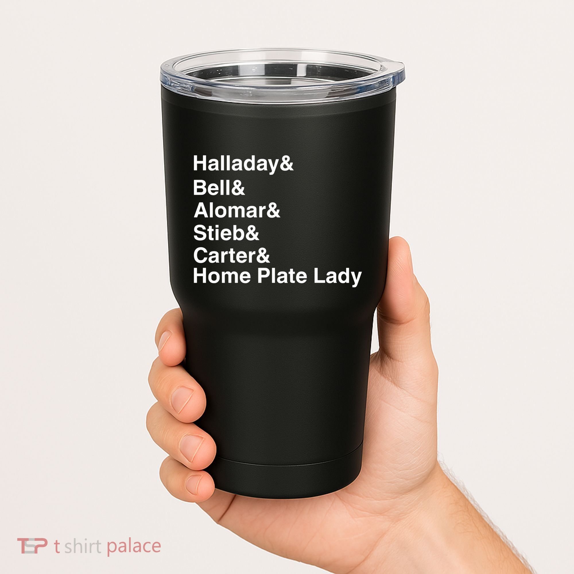 Halladay Bell Alomar Stieb Carter Home Plate Lady Tumbler