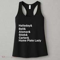 Halladay Bell Alomar Stieb Carter Home Plate Lady Women's Tank Top thumb 3