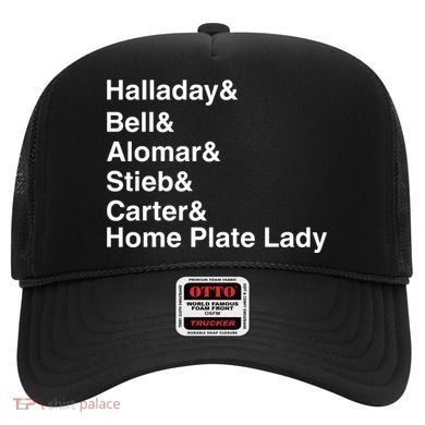 Halladay Bell Alomar Stieb Carter Home Plate Lady Hat