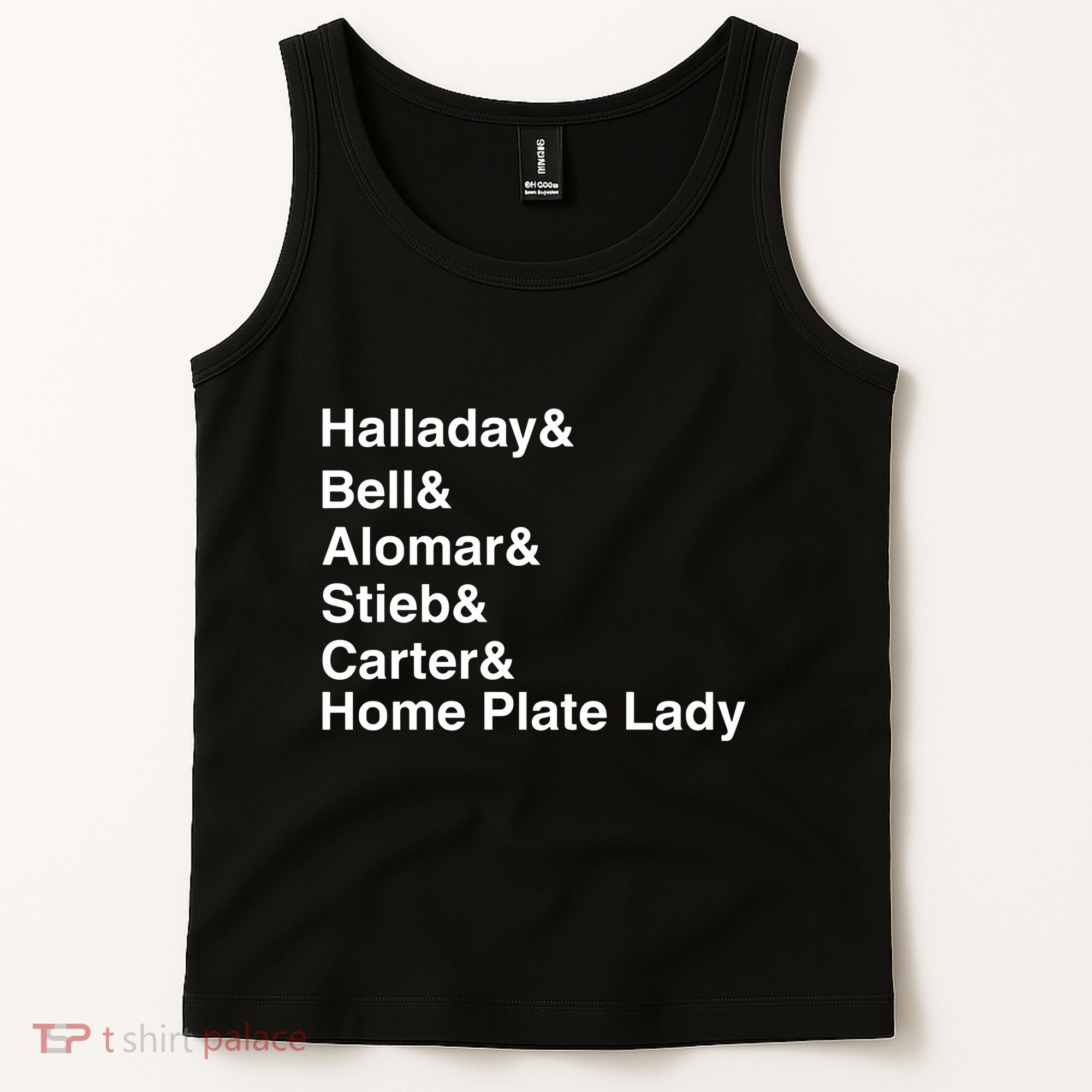 Halladay Bell Alomar Stieb Carter Home Plate Lady Tank Top