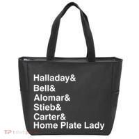 Halladay Bell Alomar Stieb Carter Home Plate Lady Tote Bag thumb 0
