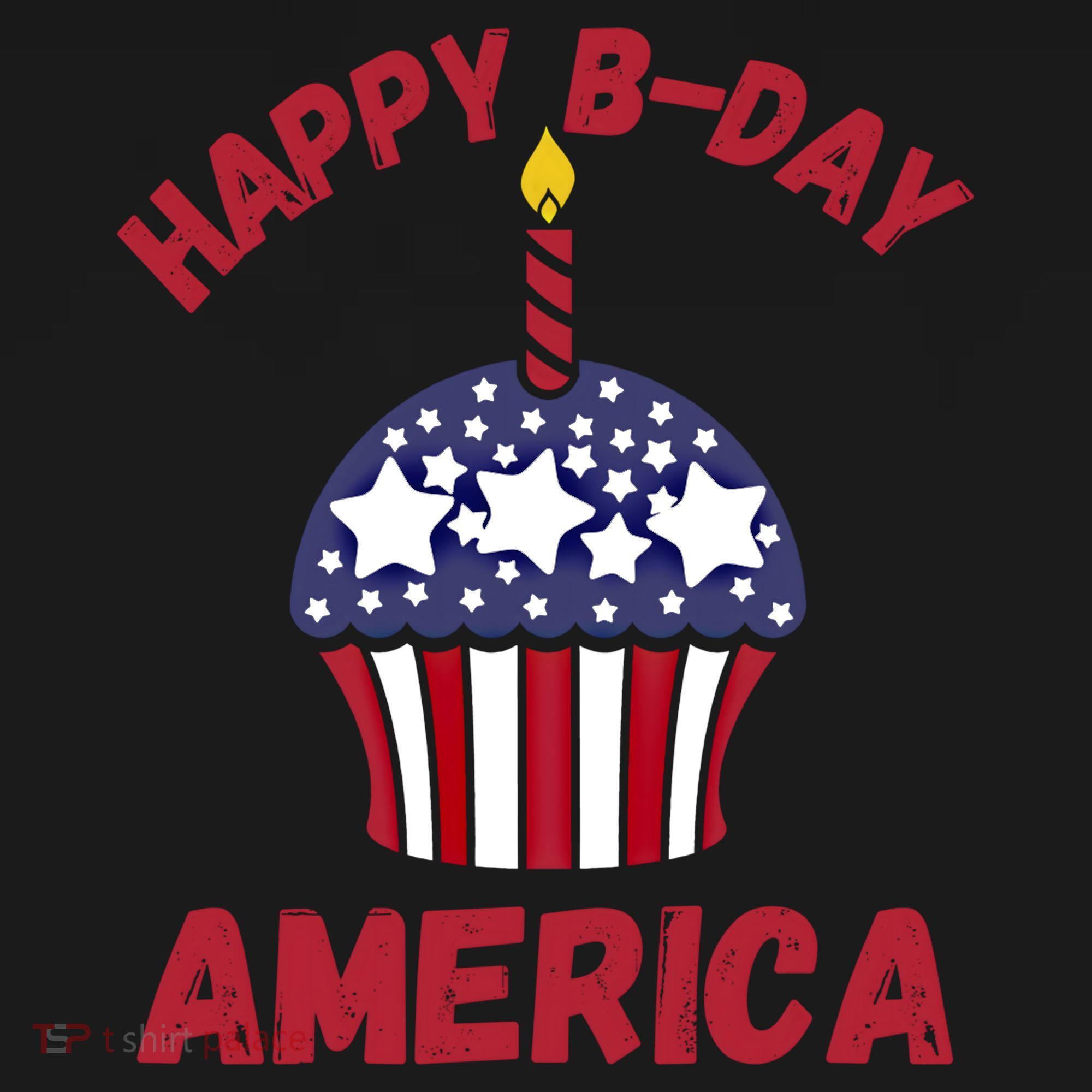 Happy Birthday America Cupcake Fourth Of July Meaningful Gift Bucket Hat