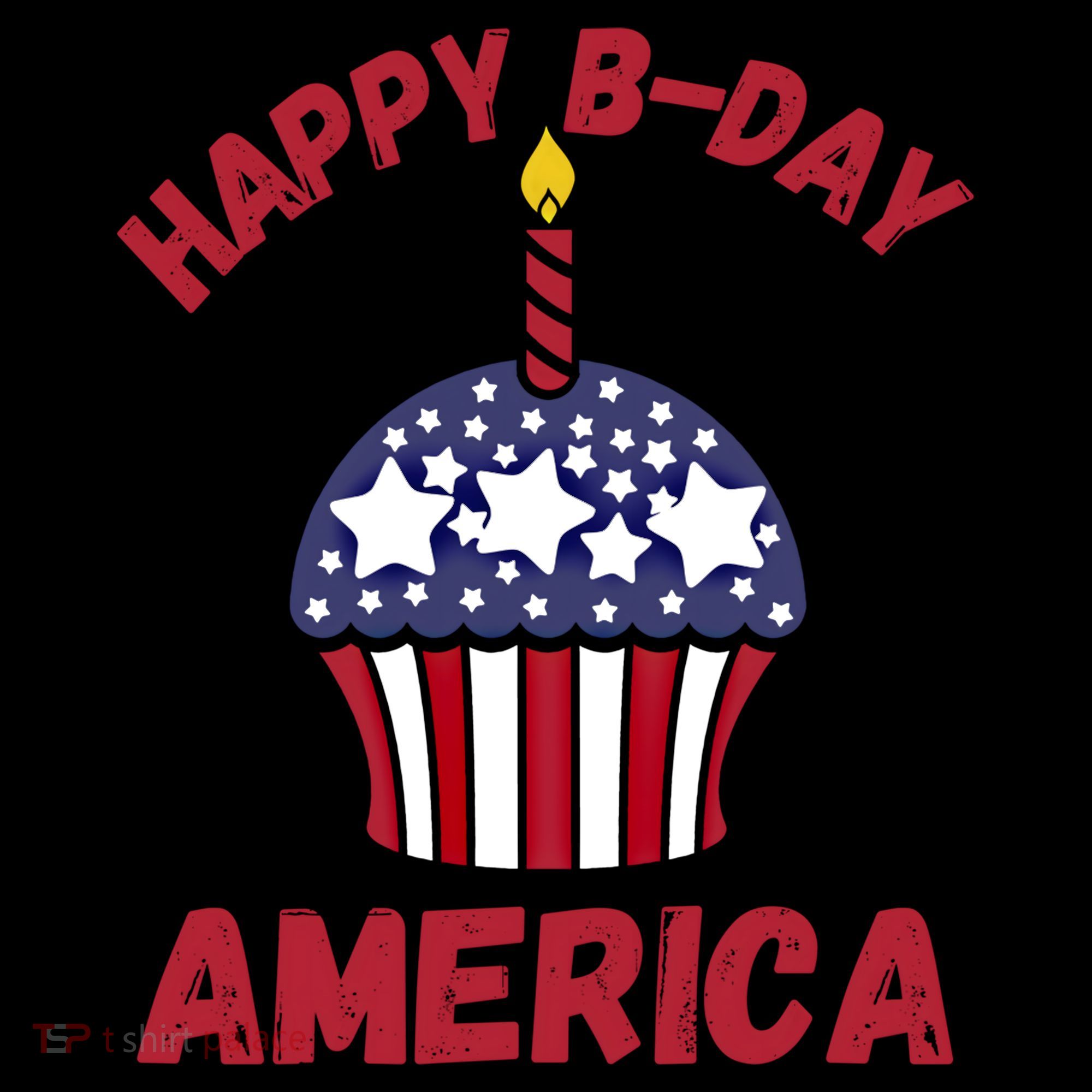 Happy Birthday America Cupcake Fourth Of July Meaningful Gift Coffee Mug