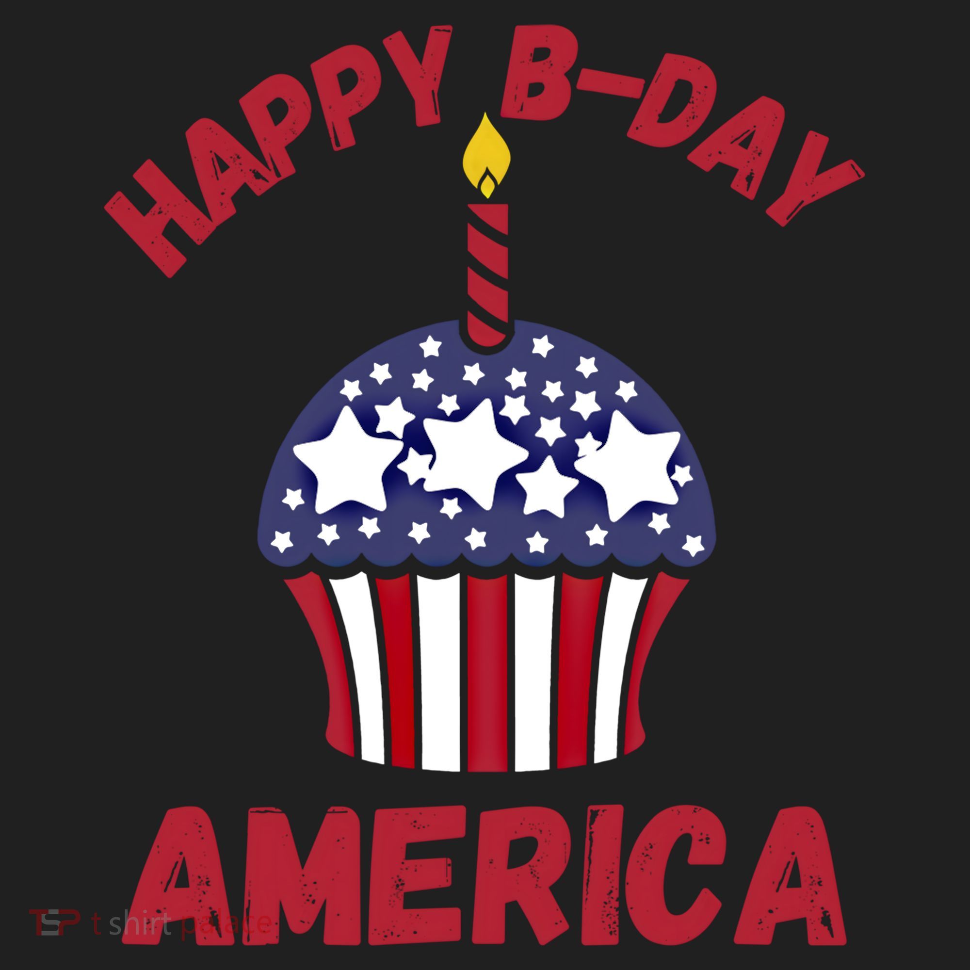 Happy Birthday America Cupcake Fourth Of July Meaningful Gift Beanie
