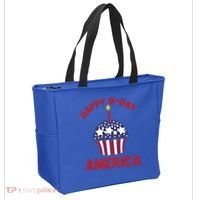 Happy Birthday America Cupcake Fourth Of July Meaningful Gift Tote Bag thumb 2