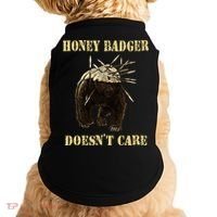 Honey Badger Adorable Animal Honey Badger DoesnT Care Doggie Tank thumb 0