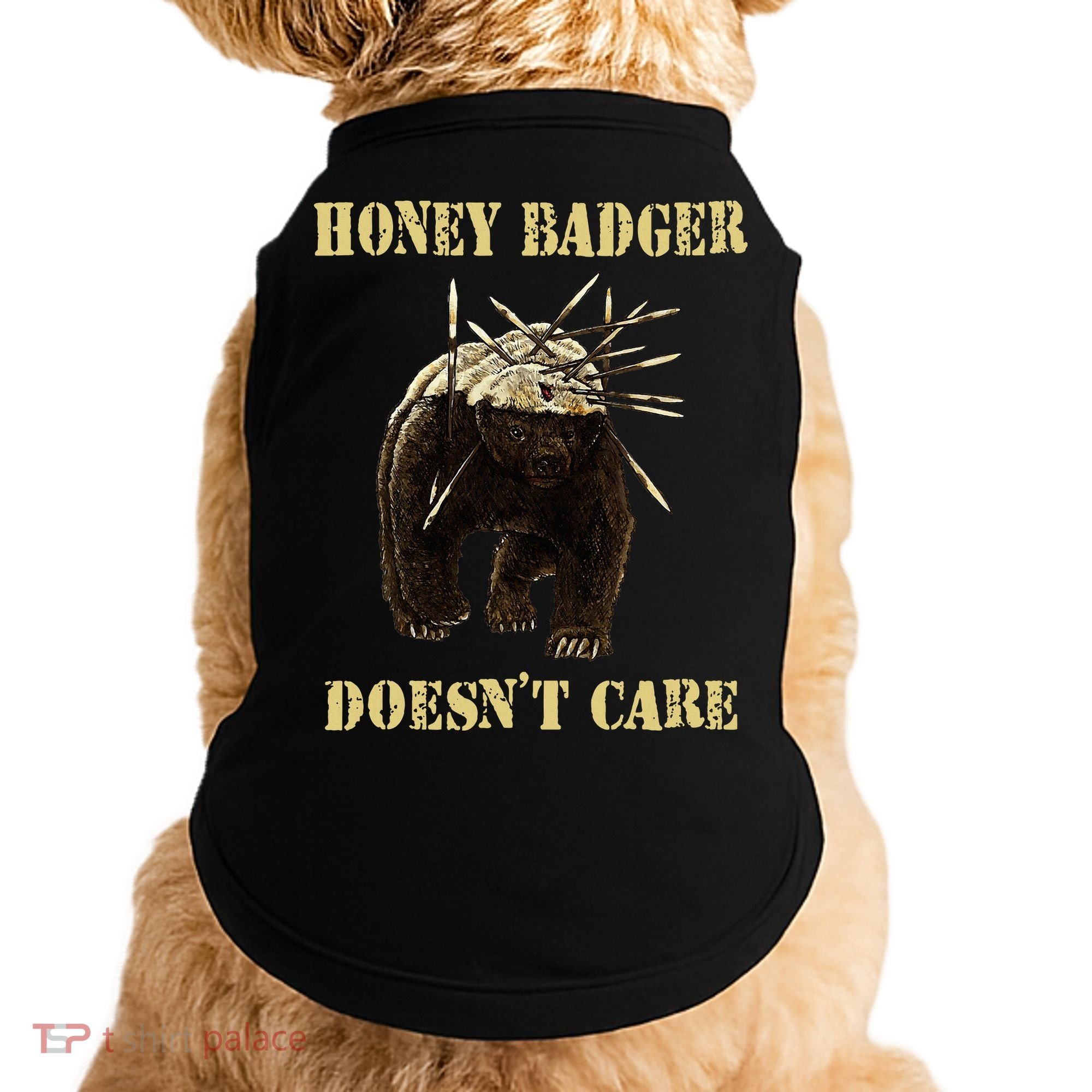 Honey Badger Adorable Animal Honey Badger DoesnT Care Doggie Tank