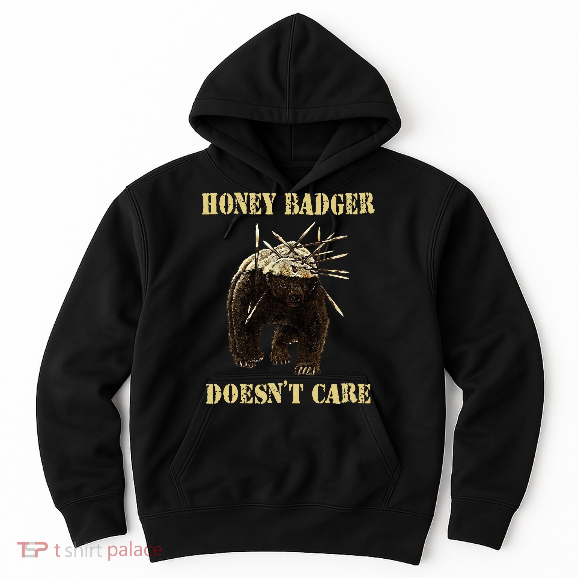 Honey Badger Adorable Animal Honey Badger DoesnT Care Hoodie