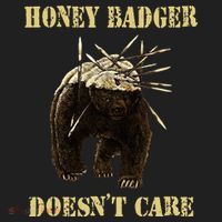 Honey Badger Adorable Animal Honey Badger DoesnT Care Beanie thumb 2