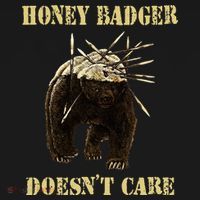 Honey Badger Adorable Animal Honey Badger DoesnT Care Women's Hoodie thumb 2
