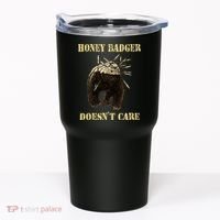 Honey Badger Adorable Animal Honey Badger DoesnT Care Tumbler thumb 0