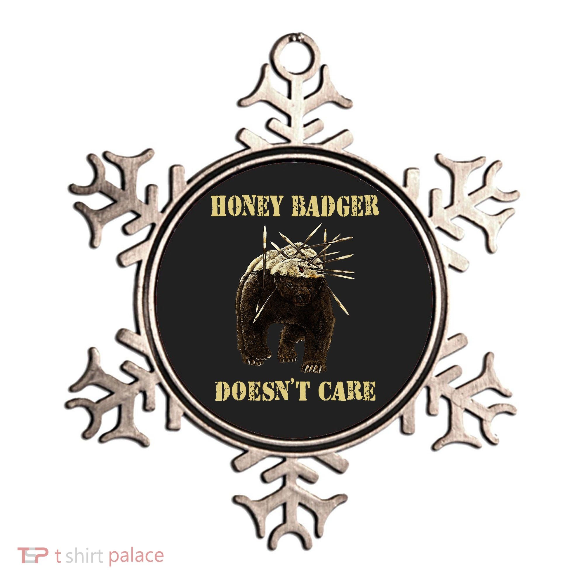 Honey Badger Adorable Animal Honey Badger DoesnT Care Ornament