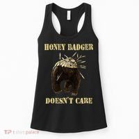 Honey Badger Adorable Animal Honey Badger DoesnT Care Women's Tank Top thumb 0