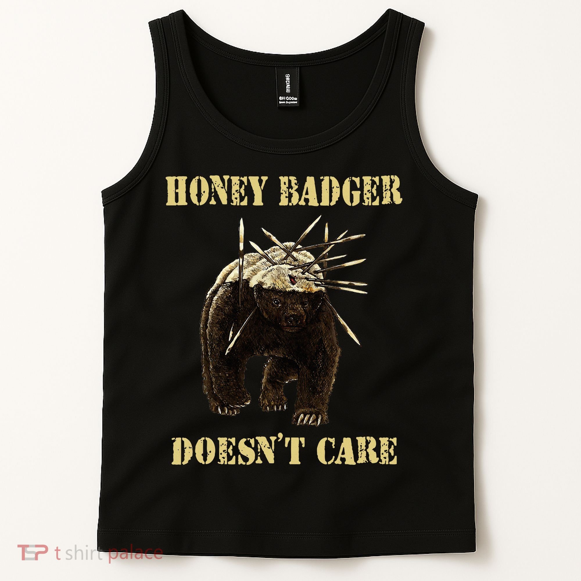 Honey Badger Adorable Animal Honey Badger DoesnT Care Tank Top