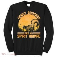 Honey Badgers Are My Spirit Animal Honey Badger Sweatshirt thumb 0
