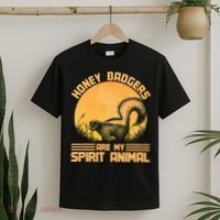 Honey Badgers Are My Spirit Animal Honey Badger T-Shirt thumb 2