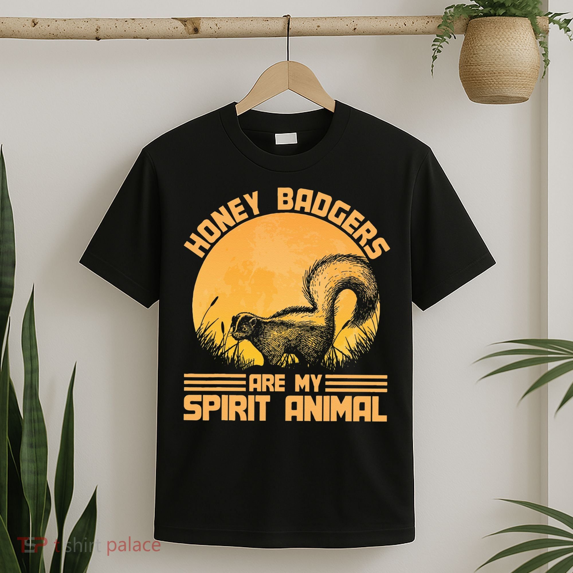 Honey Badgers Are My Spirit Animal Honey Badger T-Shirt