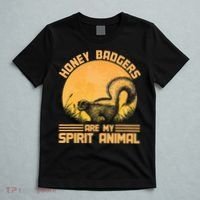 Honey Badgers Are My Spirit Animal Honey Badger T-Shirt thumb 5