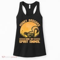 Honey Badgers Are My Spirit Animal Honey Badger Women's Tank Top thumb 0