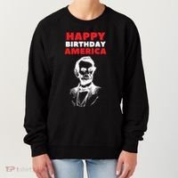 Happy Birthday America Abraham Lincoln Cool Gift Women's Sweatshirt thumb 0