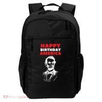 Happy Birthday America Abraham Lincoln Cool Gift Backpack thumb 0