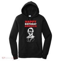 Happy Birthday America Abraham Lincoln Cool Gift Women's Hoodie thumb 0
