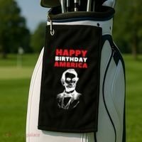 Happy Birthday America Abraham Lincoln Cool Gift Golf Towel thumb 2
