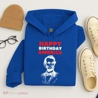 Happy Birthday America Abraham Lincoln Cool Gift Hoodie thumb 4