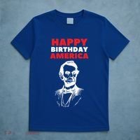 Happy Birthday America Abraham Lincoln Cool Gift T-Shirt thumb 5