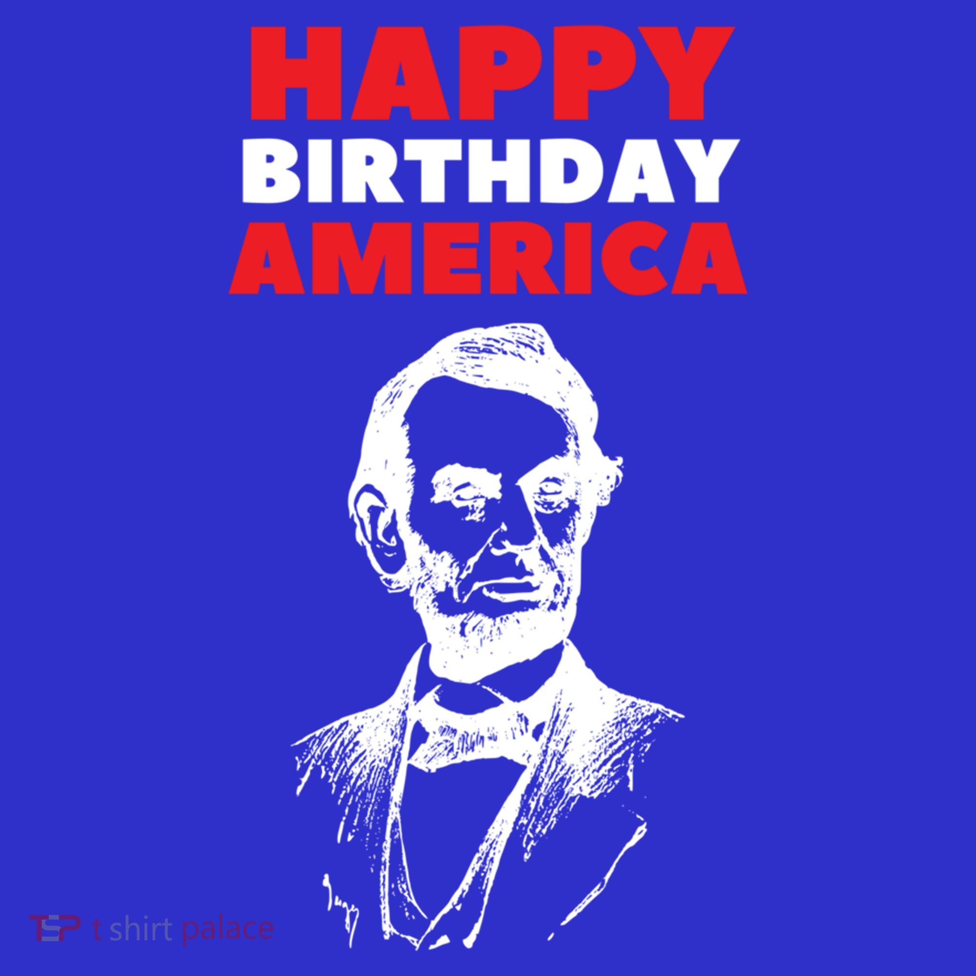 Happy Birthday America Abraham Lincoln Cool Gift Coaster