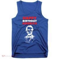 Happy Birthday America Abraham Lincoln Cool Gift Tank Top thumb 0
