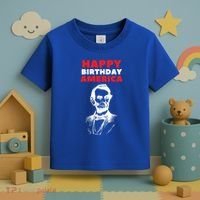 Happy Birthday America Abraham Lincoln Cool Gift Toddler T-Shirt thumb 3