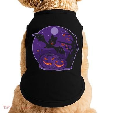 Halloween Bat and Pumpkins Doggie Tank