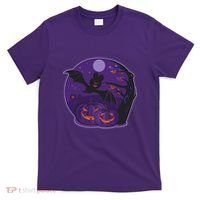 Halloween Bat and Pumpkins T-Shirt thumb 0