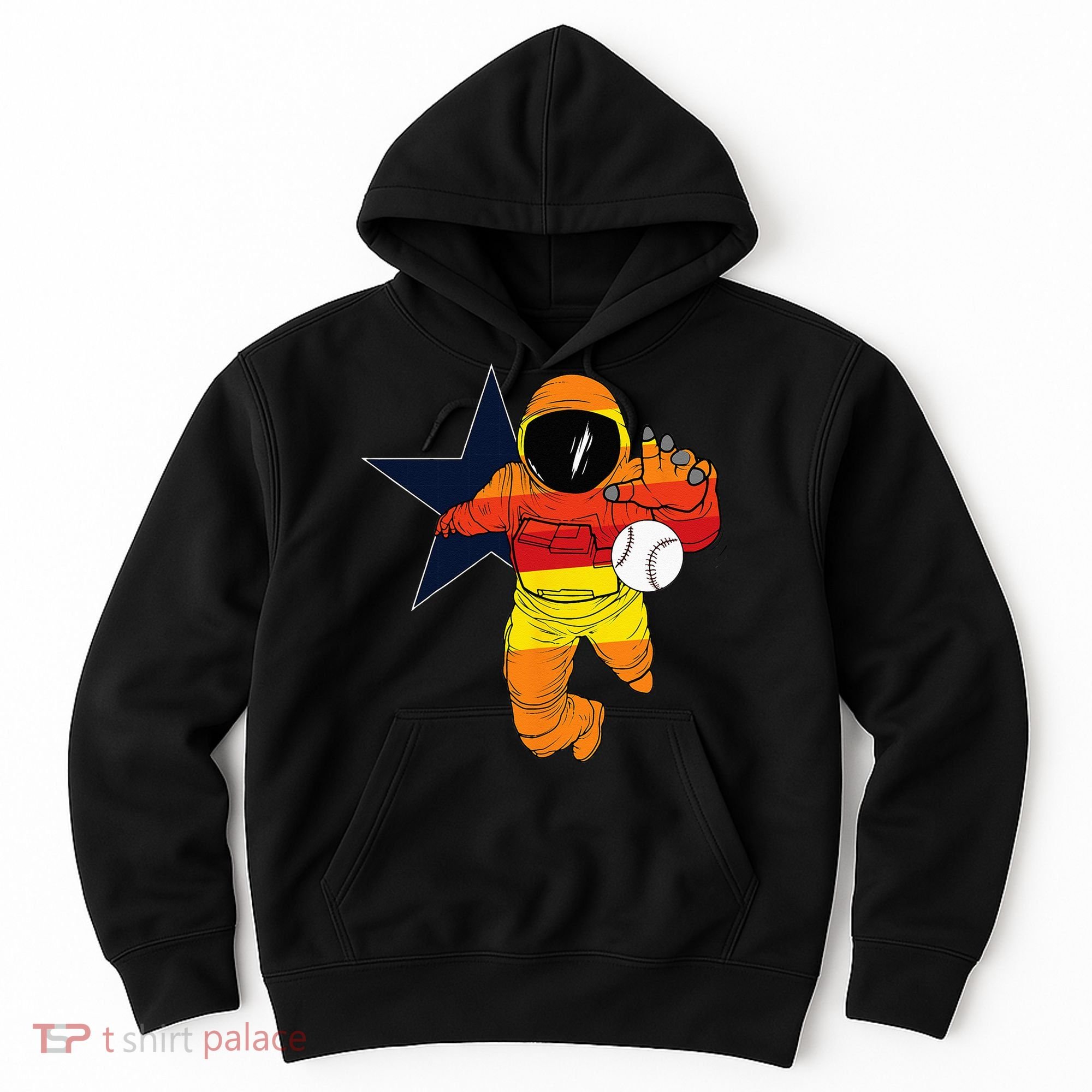 Houston Baseball Astronaut Space City Hoodie