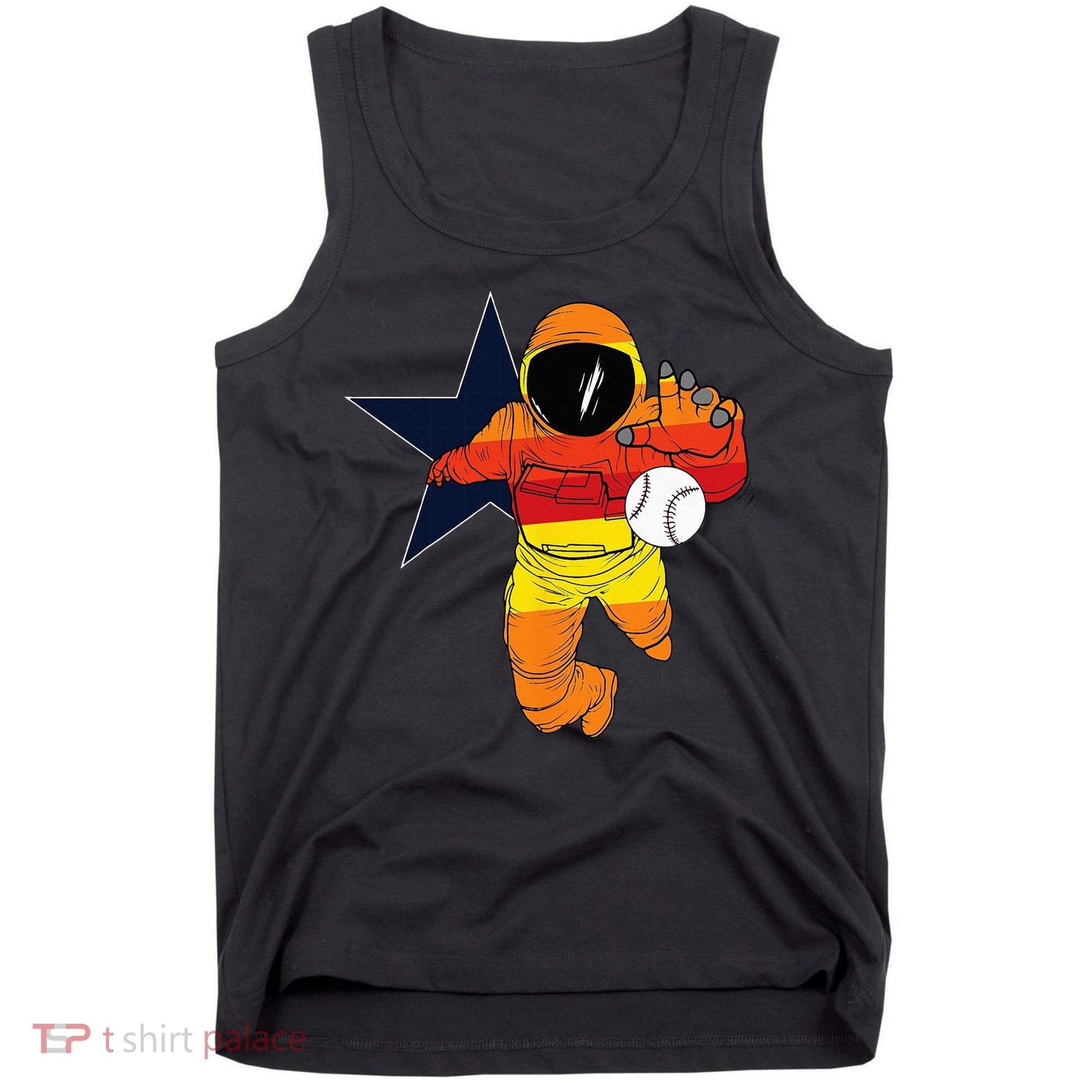 Houston Baseball Astronaut Space City Tank Top