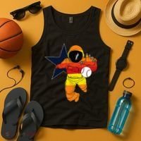 Houston Baseball Astronaut Space City Tank Top thumb 4