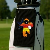 Houston Baseball Astronaut Space City Golf Towel thumb 2