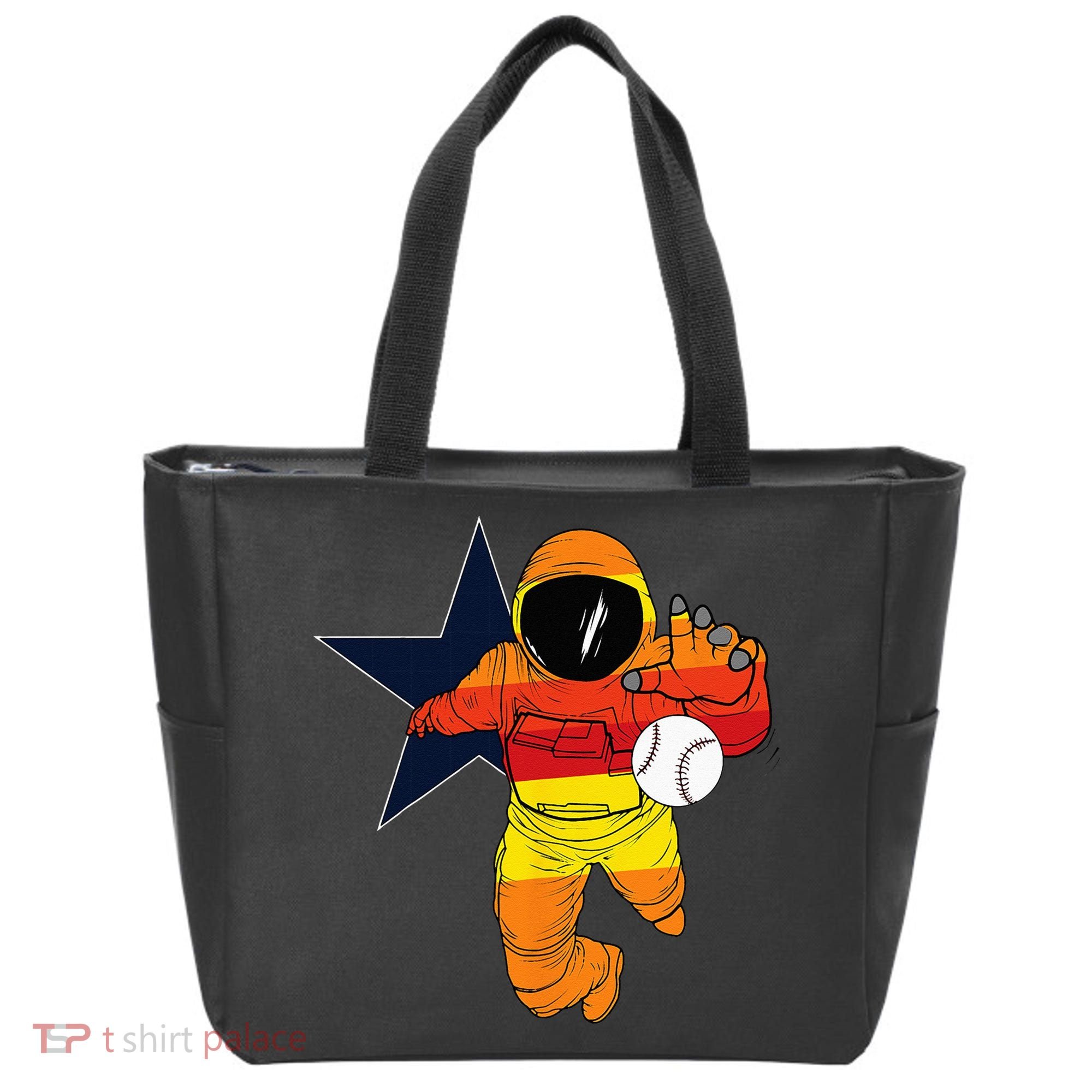 Houston Baseball Astronaut Space City Tote Bag