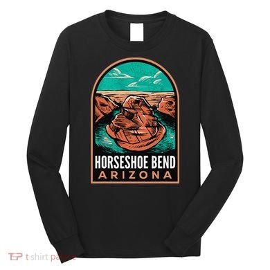 Horseshoe Bend Arizona Vintage Long Sleeve Shirt