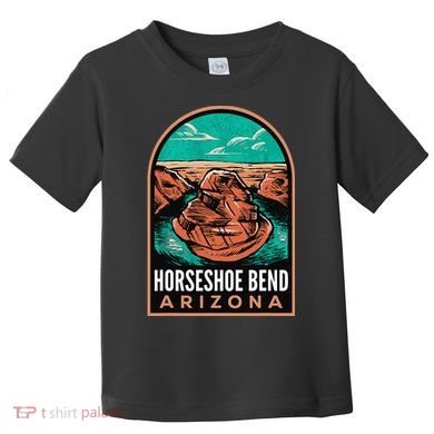 Horseshoe Bend Arizona Vintage Toddler T-Shirt