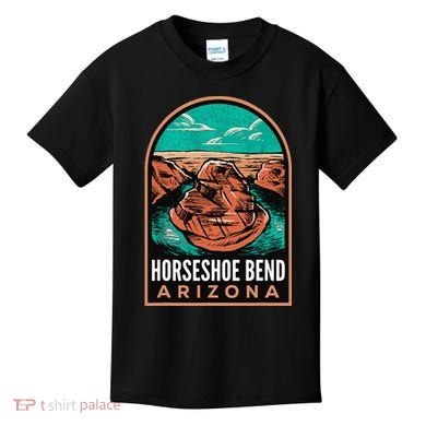 Horseshoe Bend Arizona Vintage Kids T-Shirt