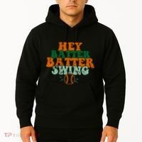 Hey Batter Batter Swing Baseball Retro Hoodie thumb 2