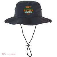 Hey Batter Batter Swing Baseball Retro Bucket Hat thumb 0
