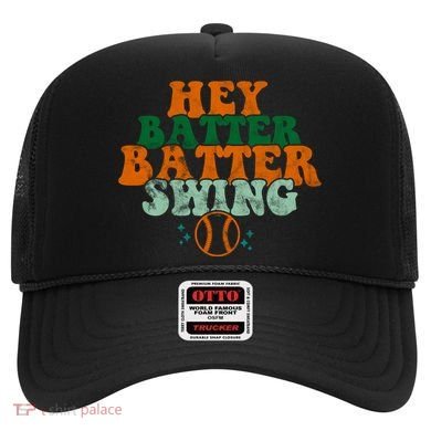 Hey Batter Batter Swing Baseball Retro Hat