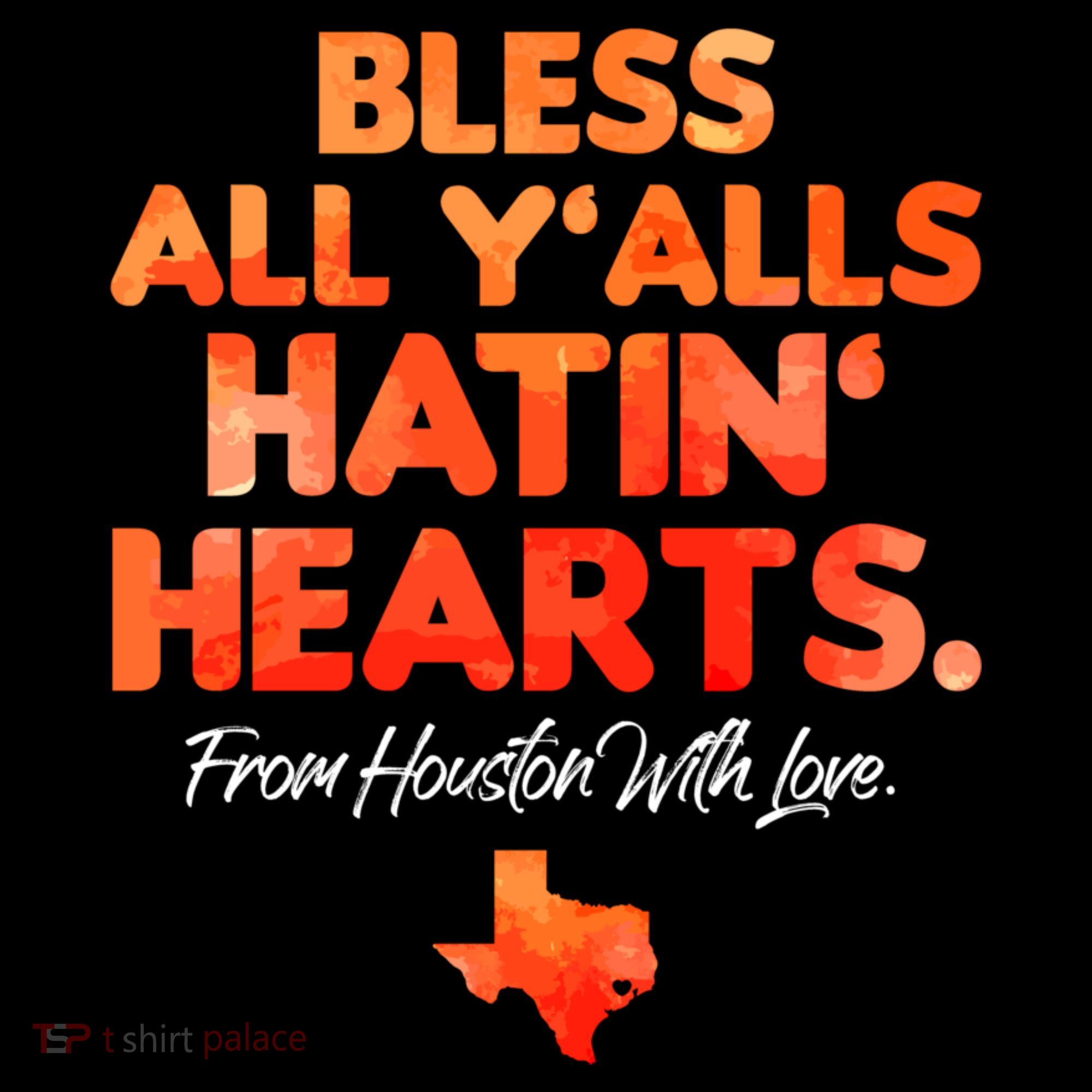 Houston Baseball Bless All Y'alls Hatin' Hearts With Love Coffee Mug