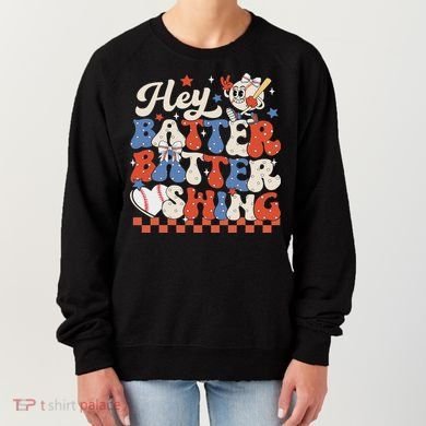 Hey Batter Batter Swing Baseball Softball Women Women's Sweatshirt