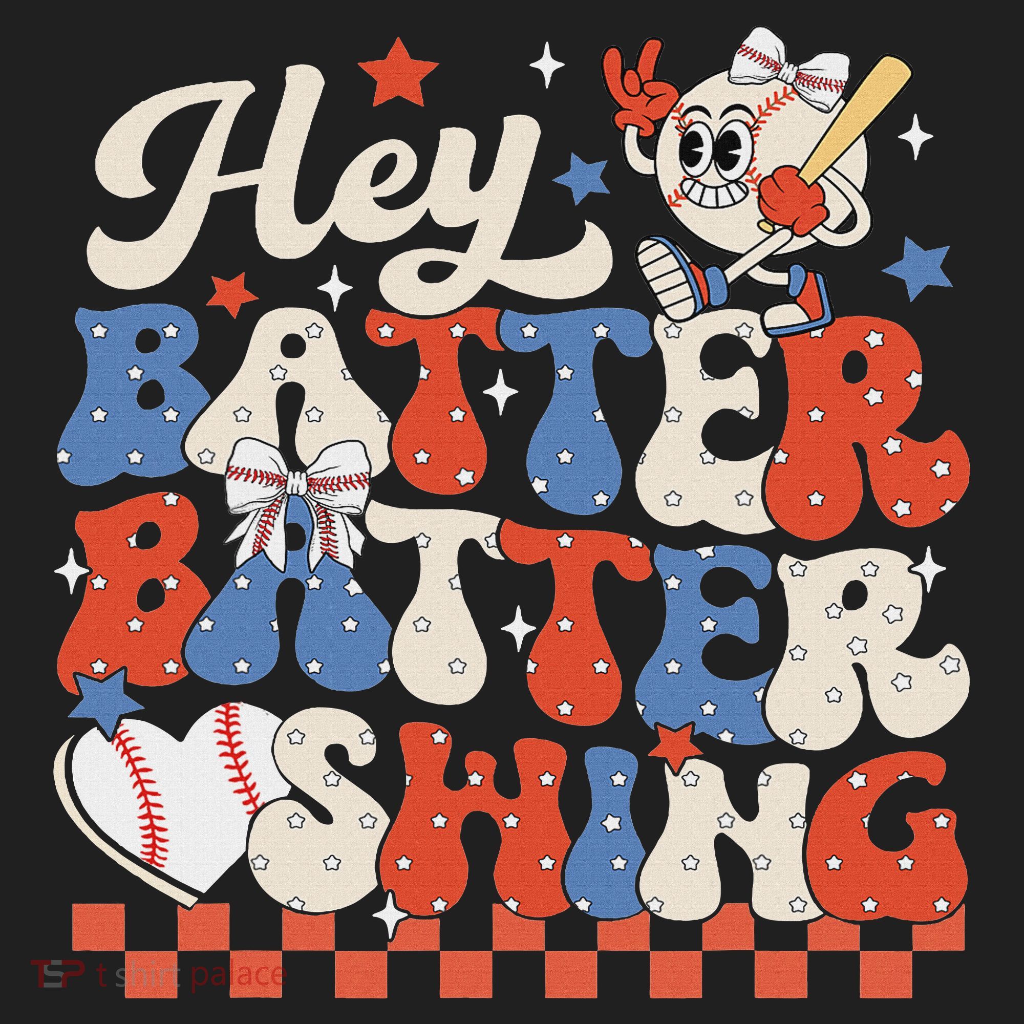 Hey Batter Batter Swing Baseball Softball Women Women's Sweatshirt